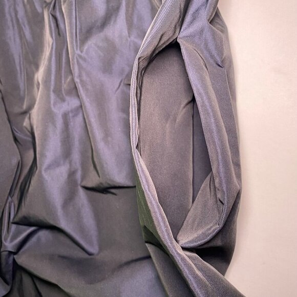 BCBGMAXAZRIA Navy Tafetta Black Bow Dress Size XS - Picture 5 of 12